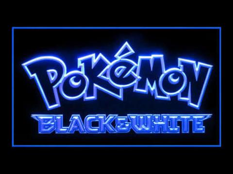 Pokemon Black and White LED Neon Sign